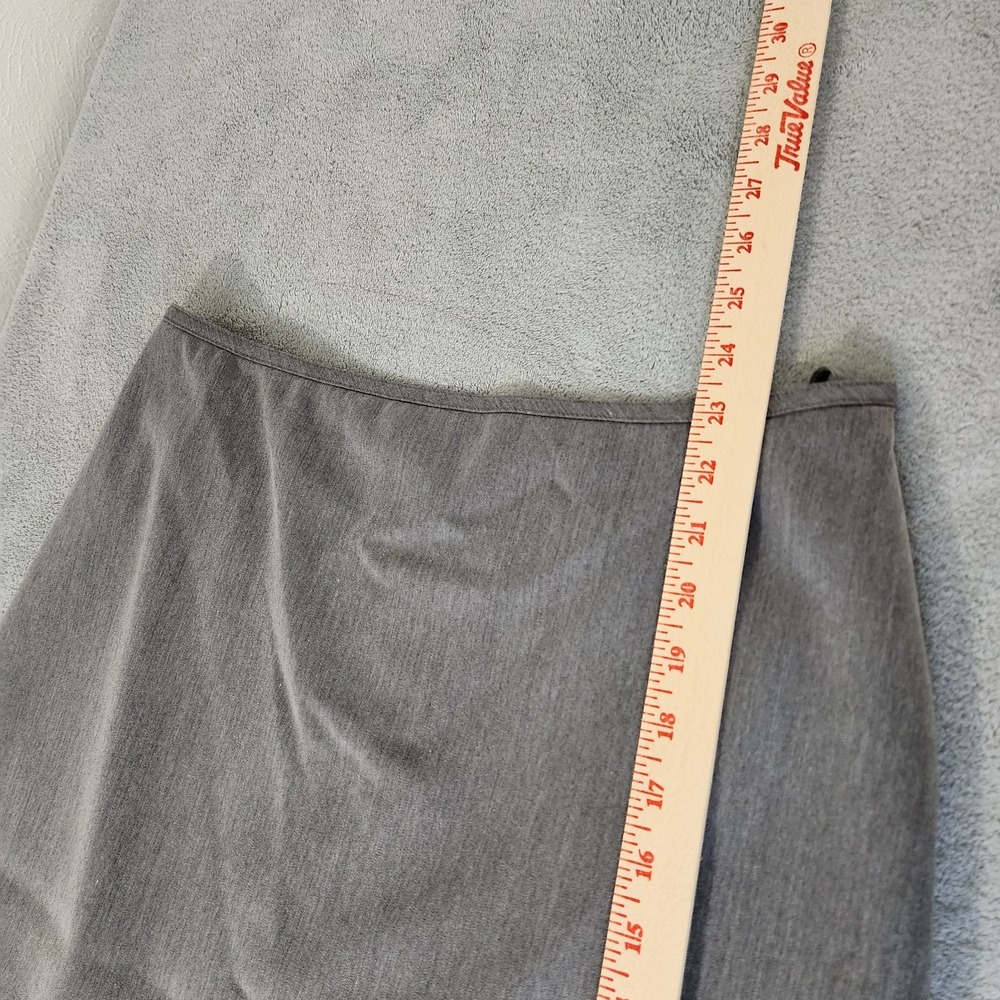 Anne Kline  Pencil‎ Skirt Women's Size 10 Gray Classic Business Casual Side Zip - Picture 8 of 9